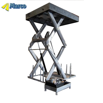 Capacité de charge Marco Tableau de levage à ciseaux haute qualité avec boulons hydrauliques